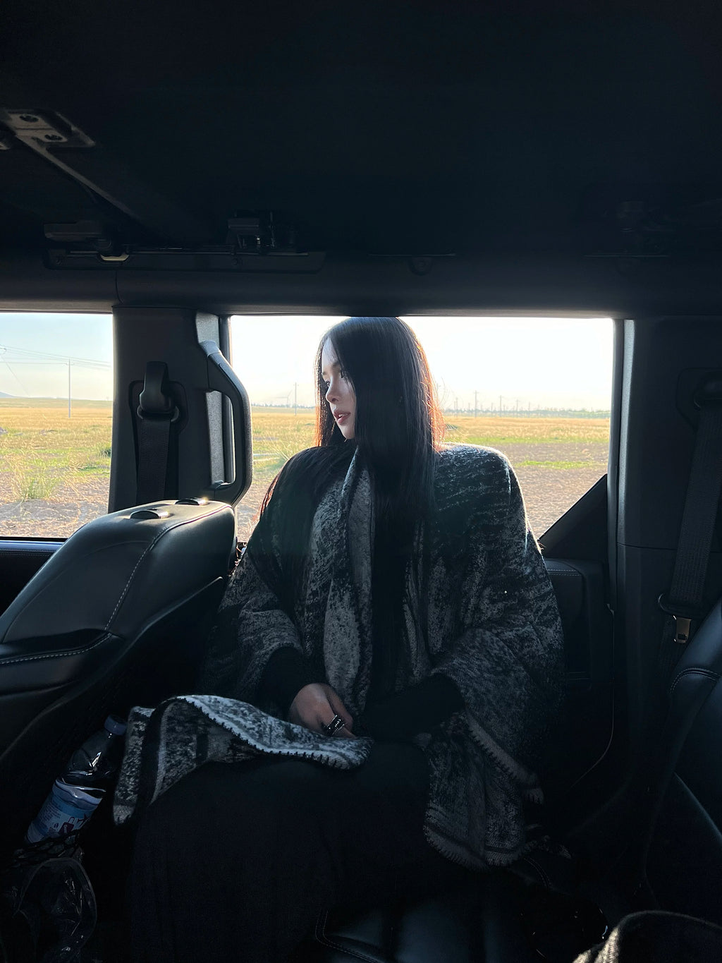 CHUYUQI Outer Shawl Cape Loose Scarf Cape