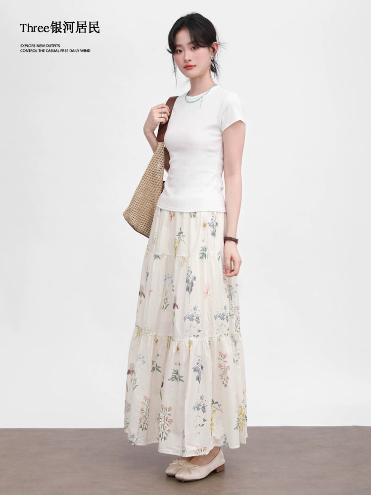 Three Gentle Floral Skirts