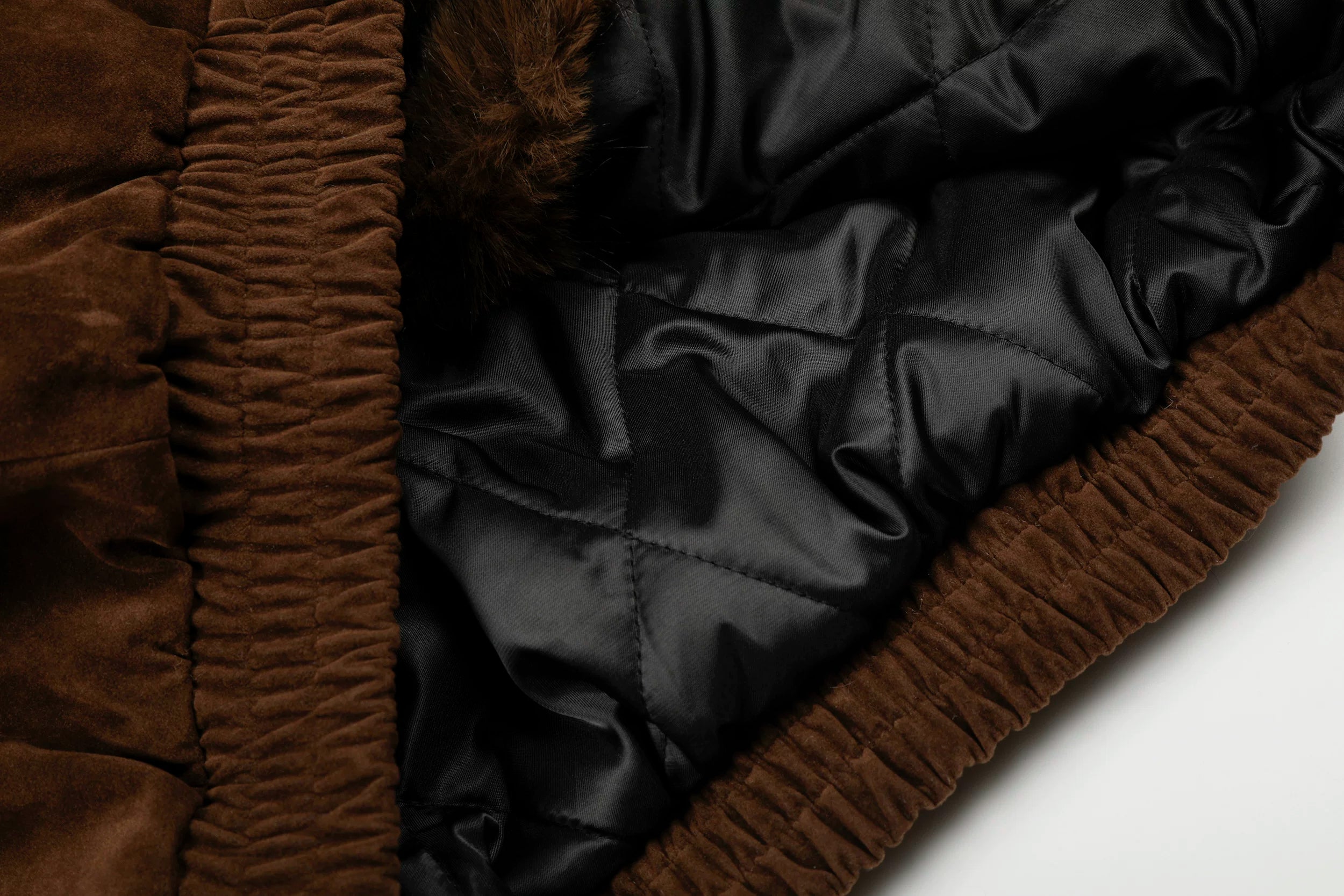 BLACKENERGY Retro Fur Collar Hooded Thickened Cotton Jacket