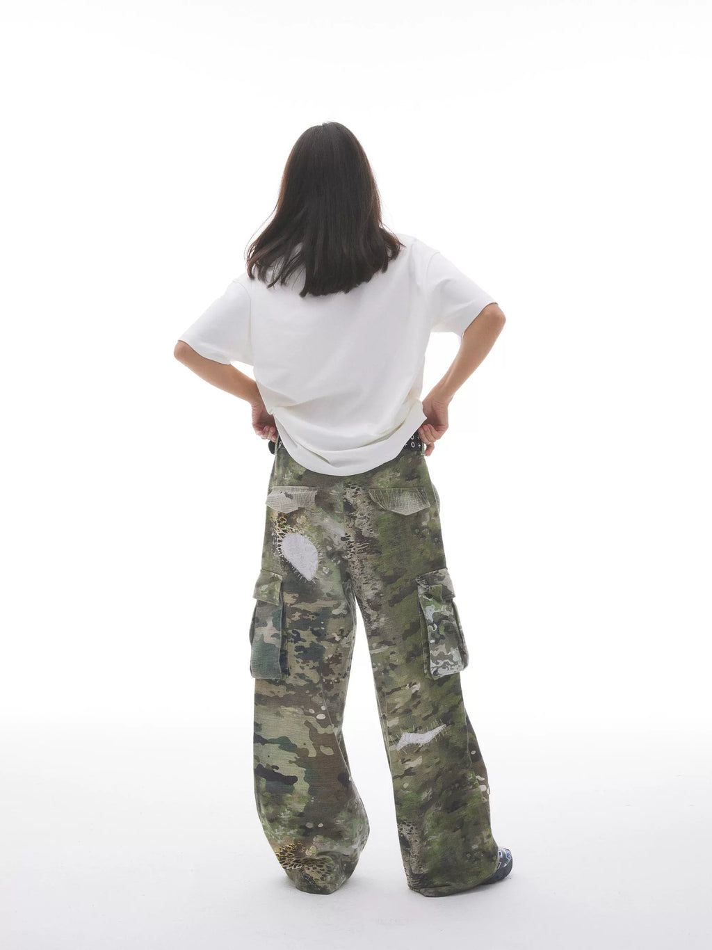 EeeeArtmonster Year of The Snake Limited Print Crew Neck Hand Painted Graffiti Tee