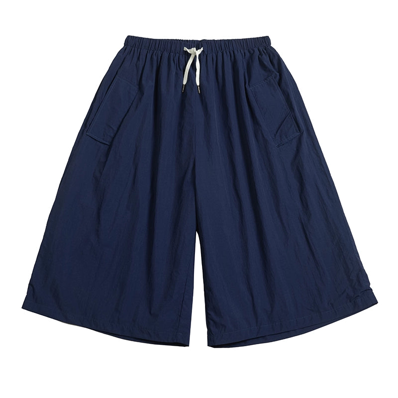 NOEARS Japanese Retro Loose Quick-drying Cropped Pants