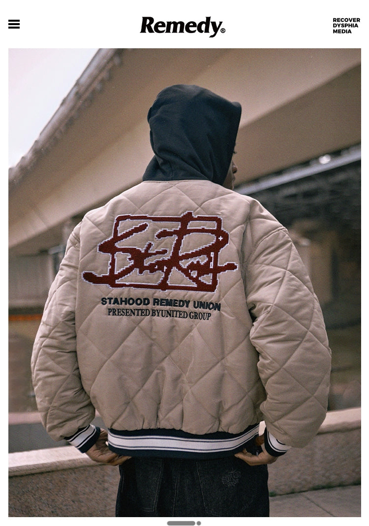 STA X RMD SR Hooded Padded Baseball Jacket