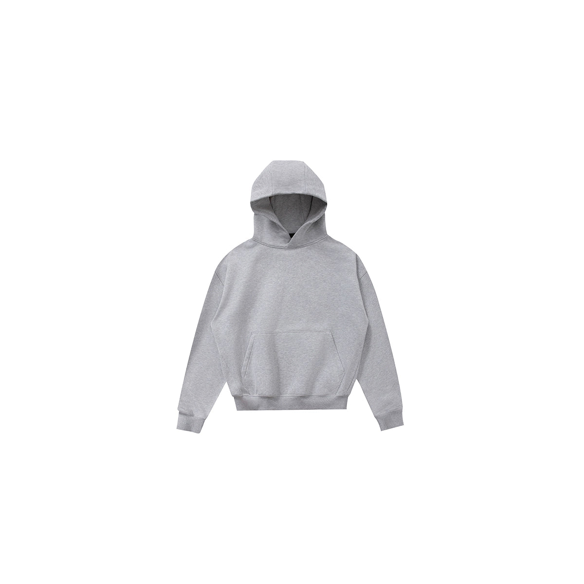 PLUS NO LOGO Vintage Simple Short Wide Hoodie