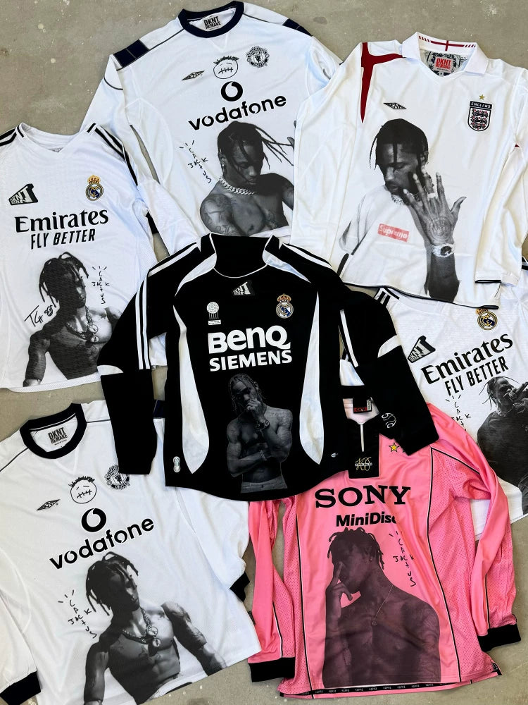Travis Scott REMAKE vintage VIBE blokecore football jersey