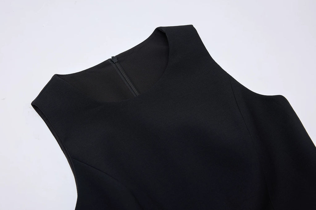 Avenement Irregular Crop Bud Dress Dress