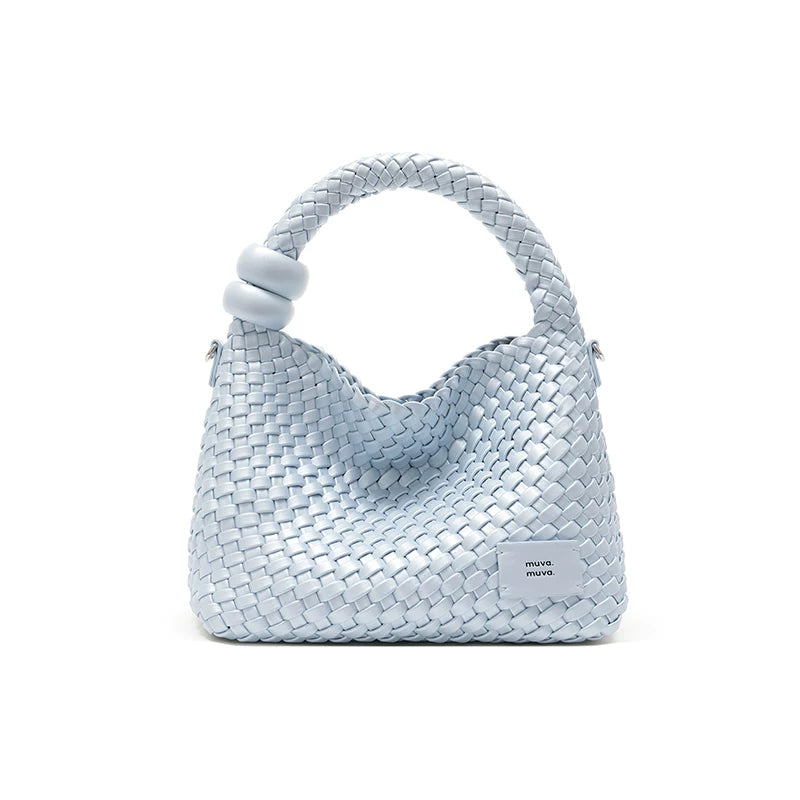 Muva Woven Diagonal Span Small Bag