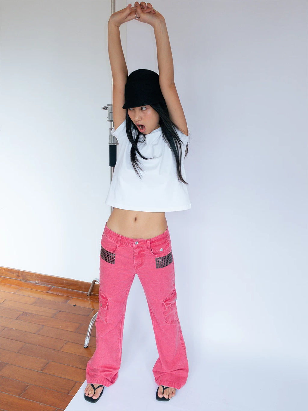 FUNKYFUN Retro Rivet Overalls