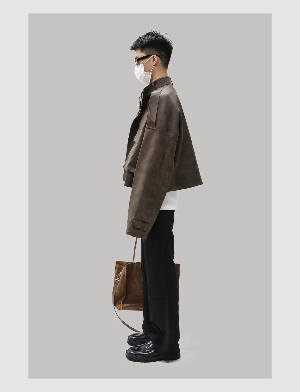 HANQIAORIJI Goodyear Welt Split-Toe Leather Tabi