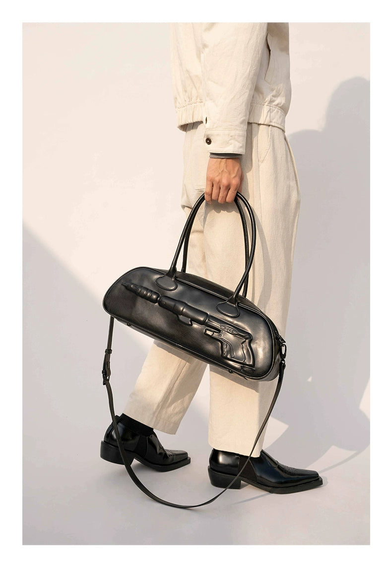 CONP GUNN Plaque Shoulder Bag