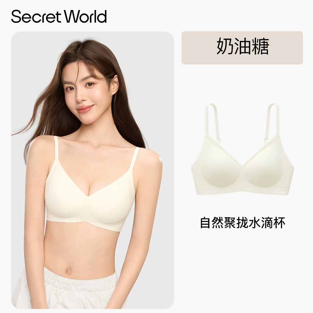 SecretWorld Seamless Soft Support Bra Cover Set