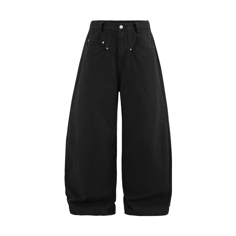 Inflation Rivet Wide Leg Vintage Scimitar Casual Pants