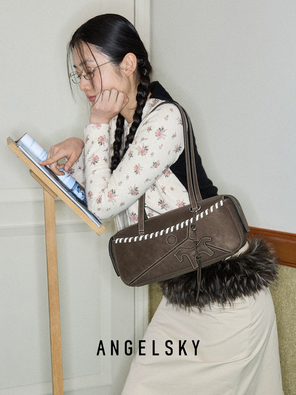 ANGELSKY Small Premium Sense Shoulder Underarm Bag
