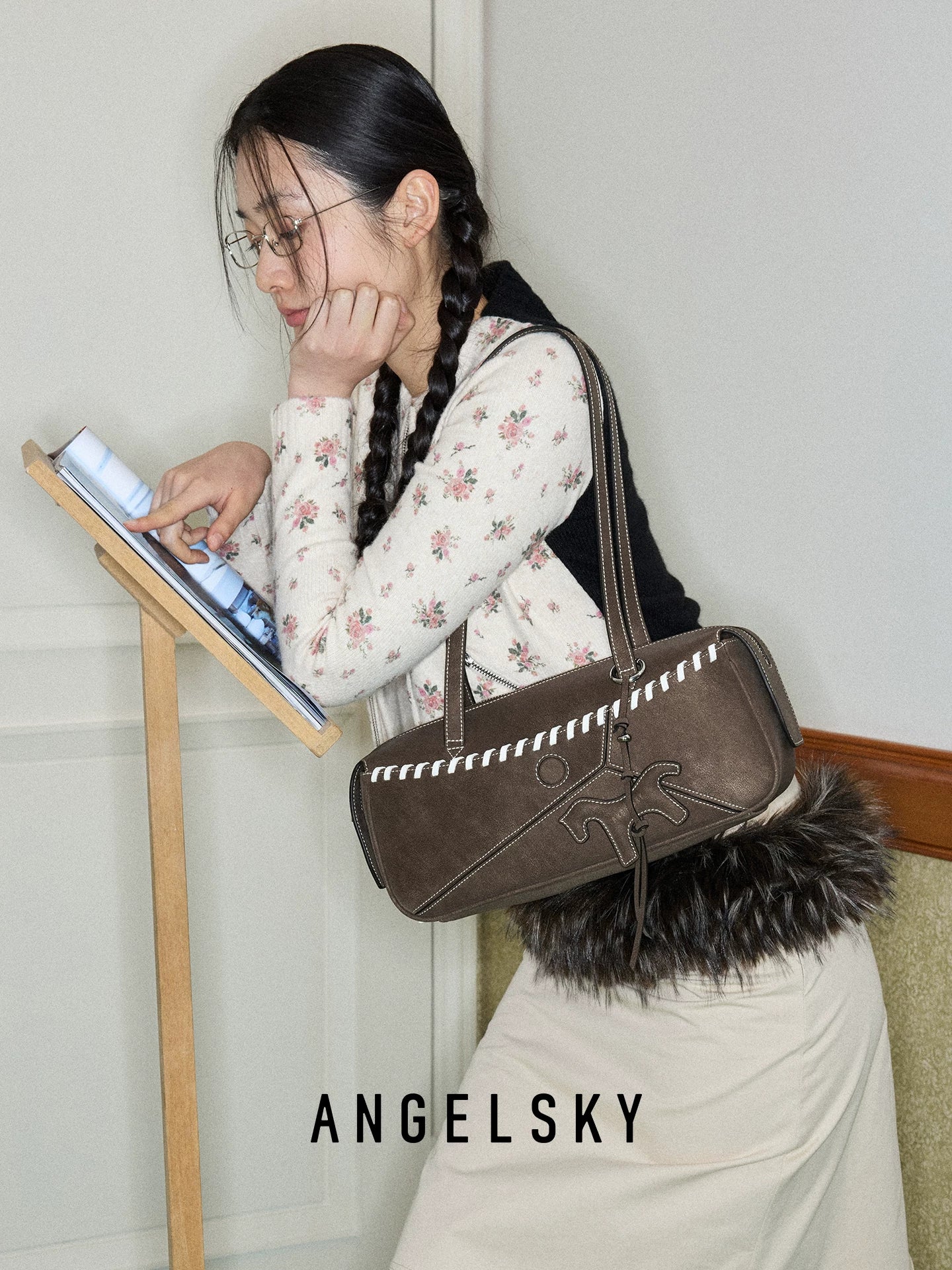 ANGELSKY Small Premium Sense Shoulder Underarm Bag