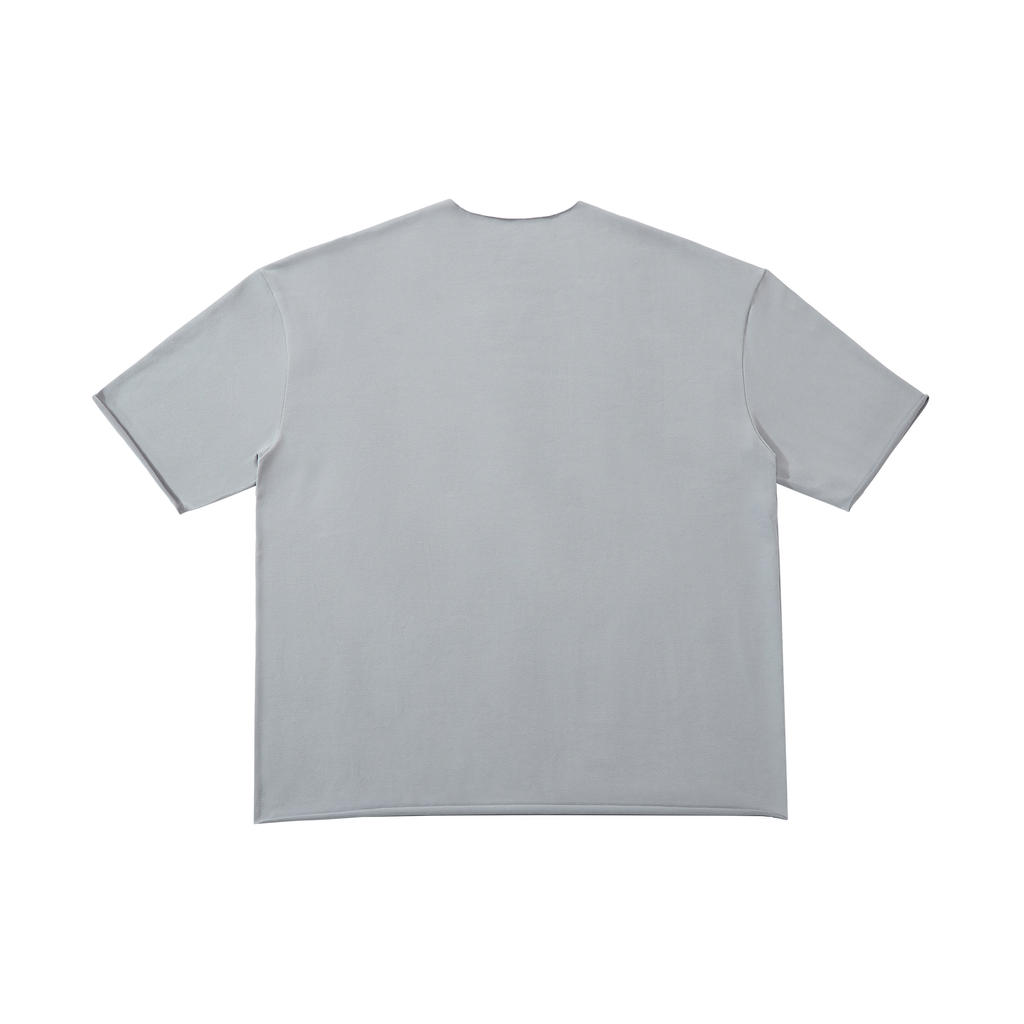 ETHEREAL Simple Casual Curling Versatile Tee