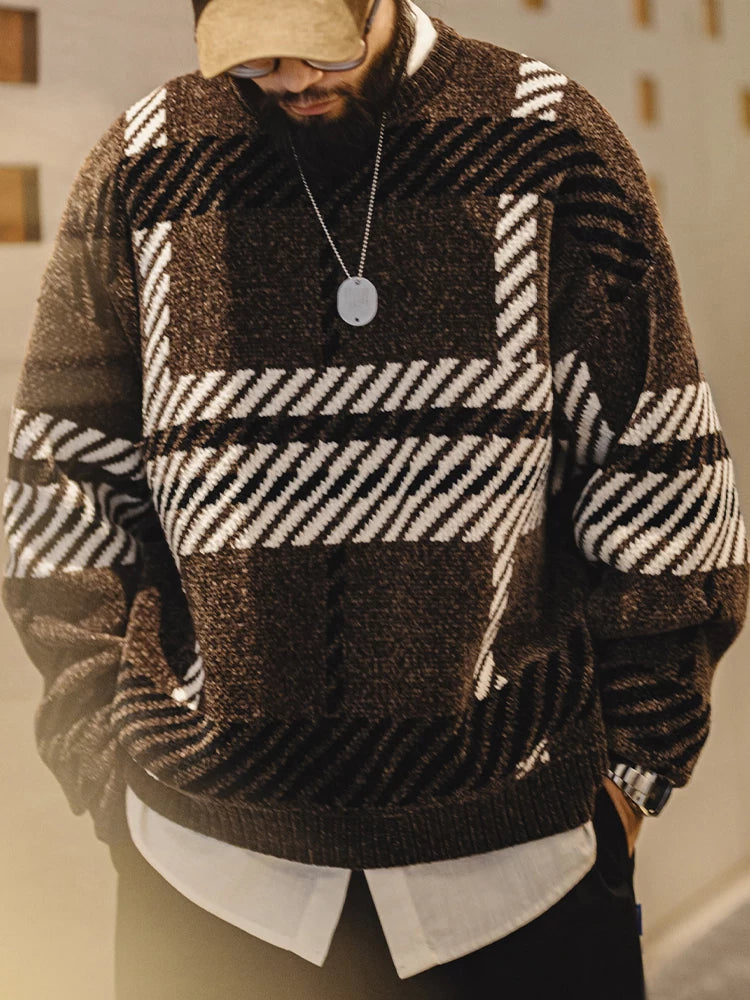 Madden Vintage Chenier Fleece Knitted Warm Sweater
