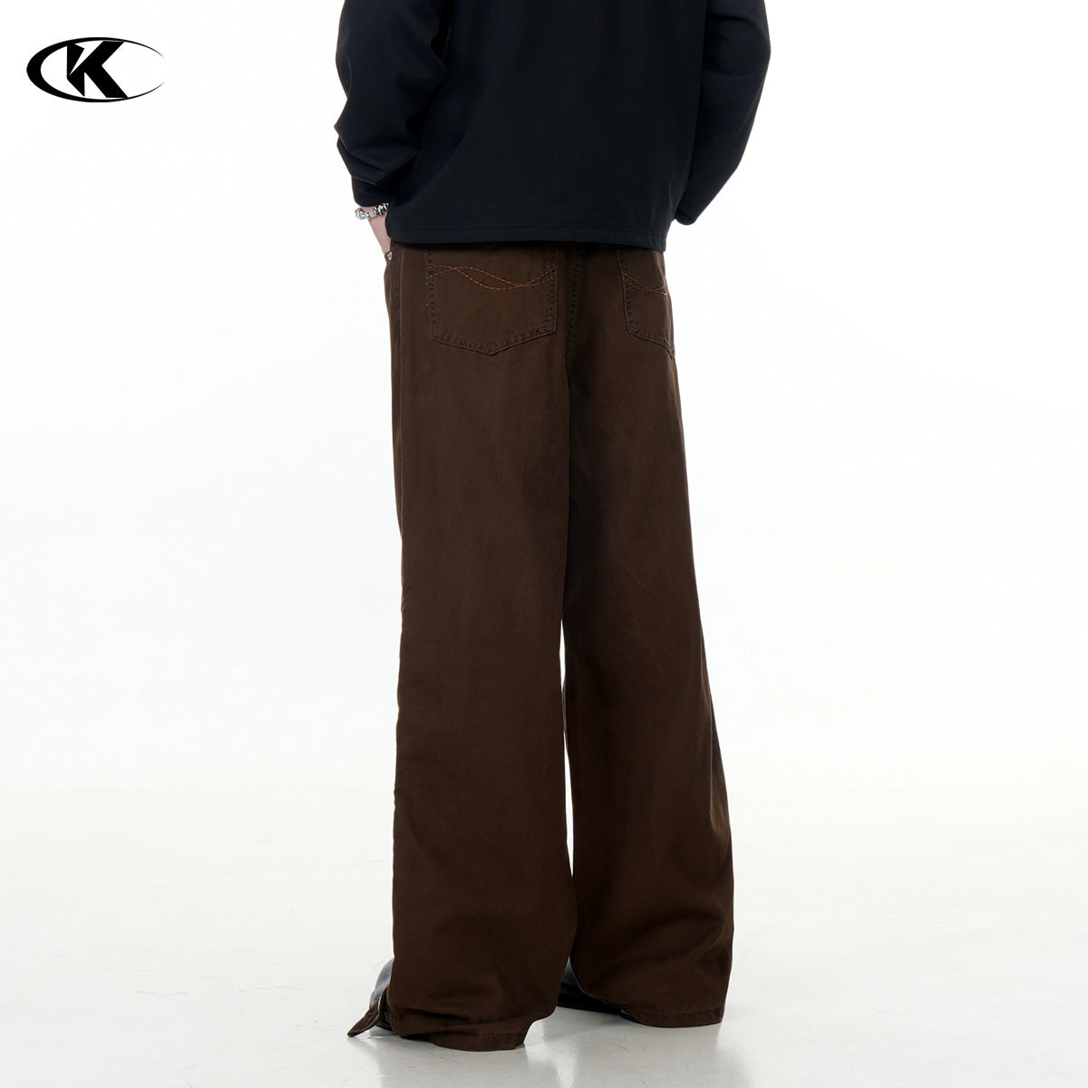 11KN Buttons Loose jeans