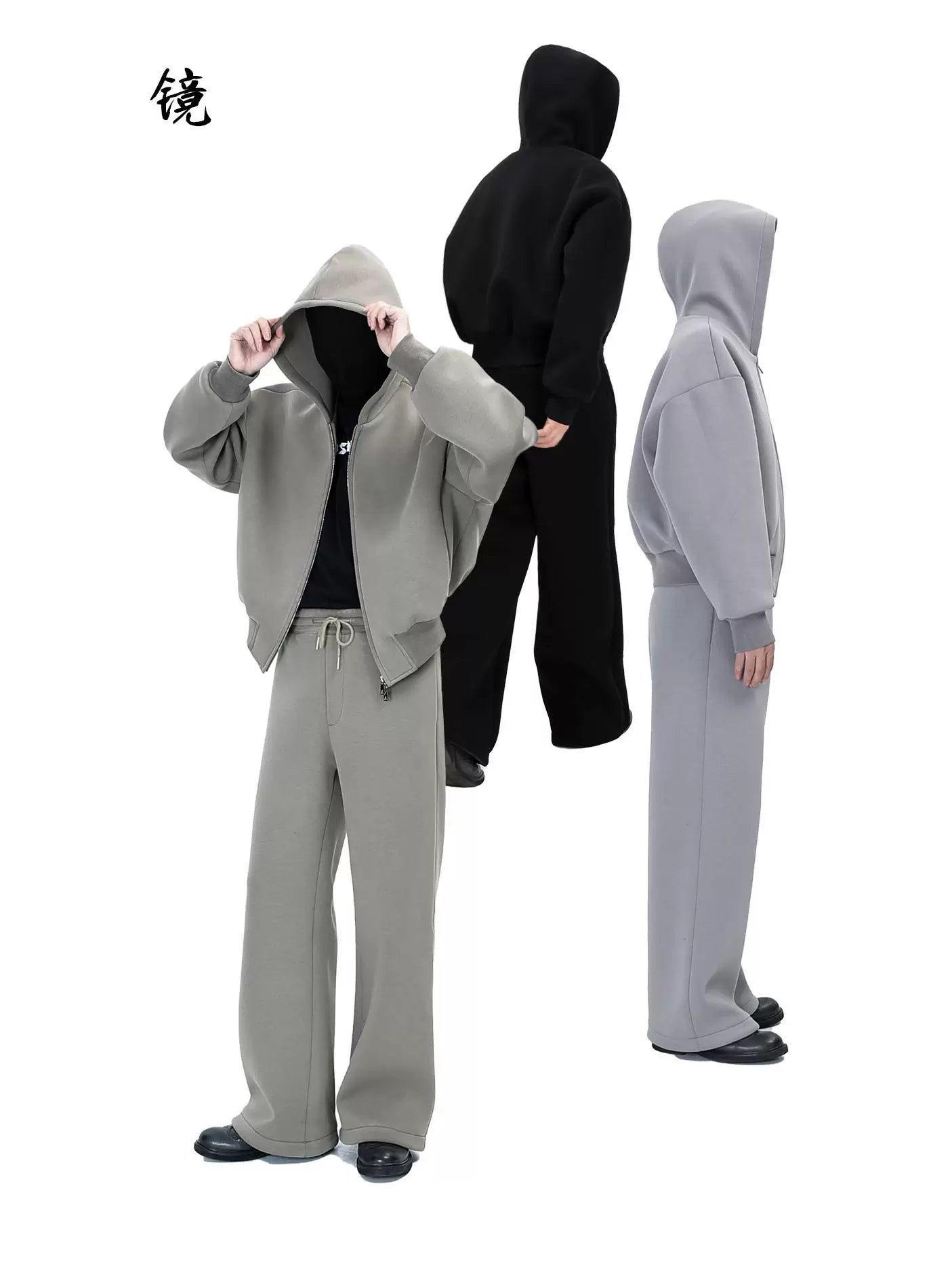 SOUTHFISH heavy 550gsm crisp minimalist hoodie sweatpant set