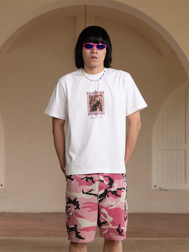 AVENUESON Rush Hour Theme Print Tee