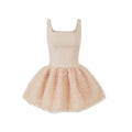 Avenement Temperament Square Neck Slim Sleeveless Dress