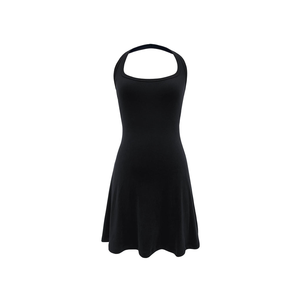 Veryrareme Neck Halter Slim Dress