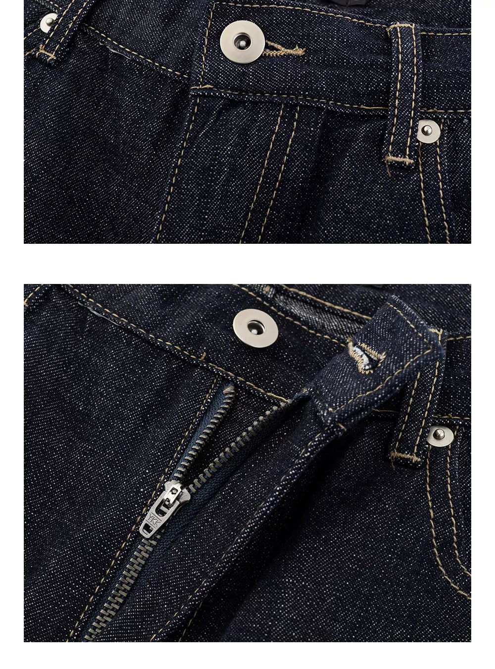 Anniehall Vintage Pleated Loose Jeans