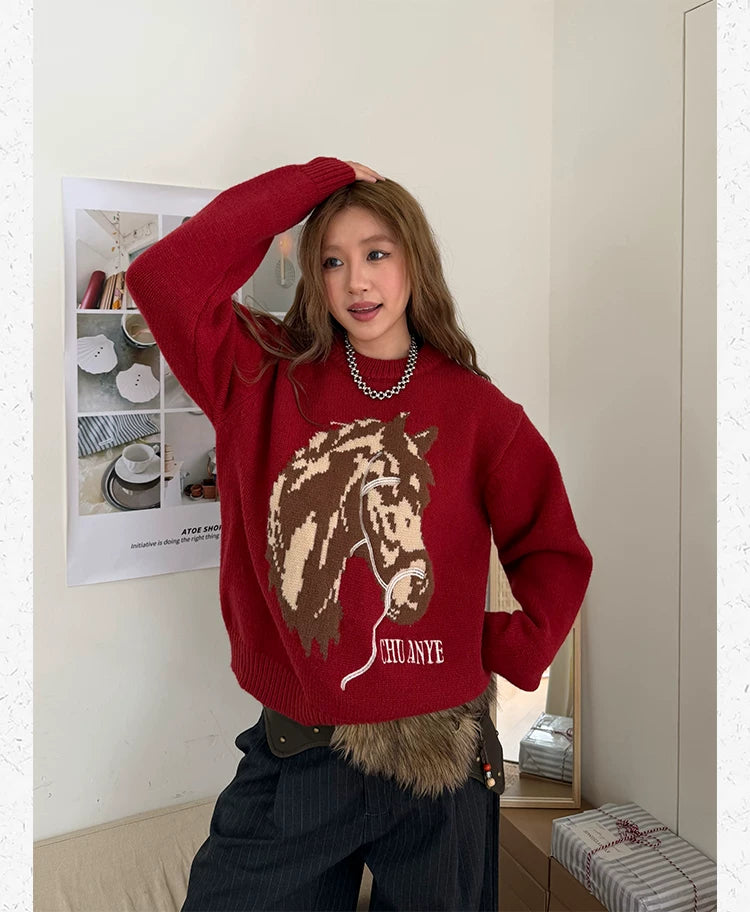 CCYE Lazy Premium Exterior Knitted Sweater