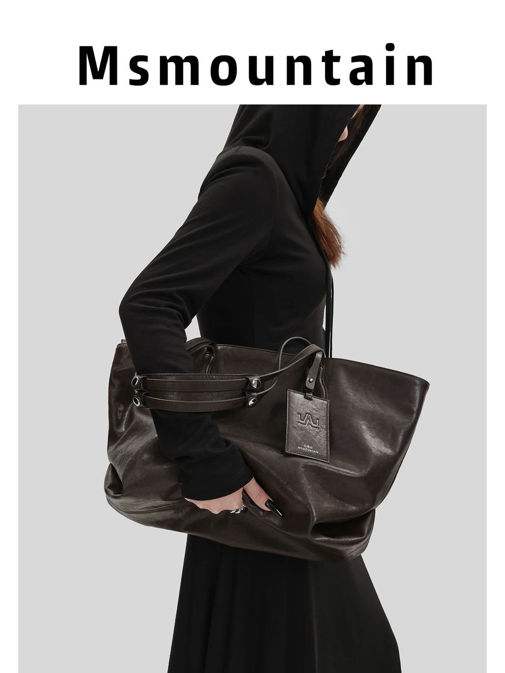 Msmountain Large Capacity Premium Textured Shoulder Bag