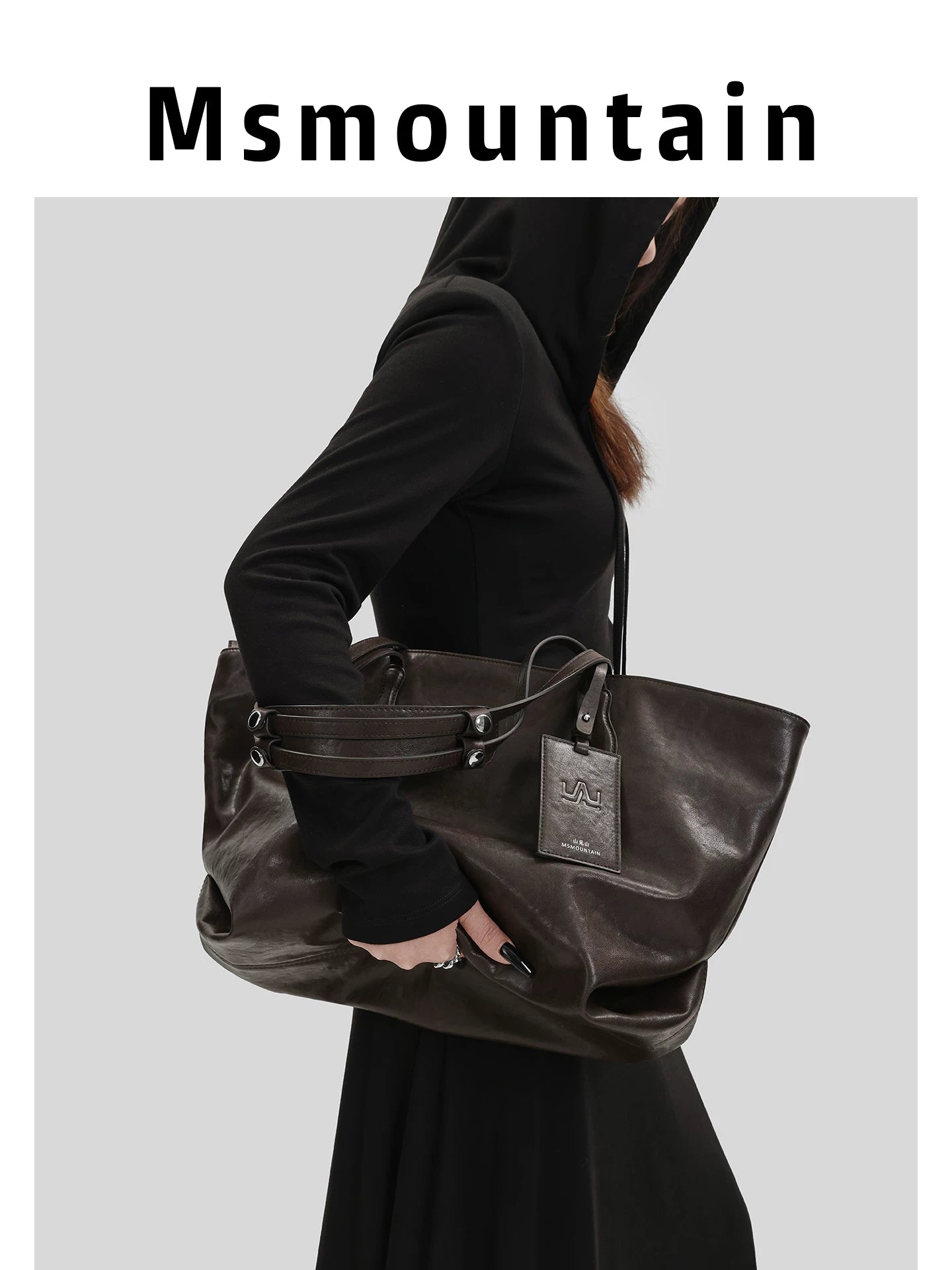 Msmountain Large Capacity Premium Textured Shoulder Bag