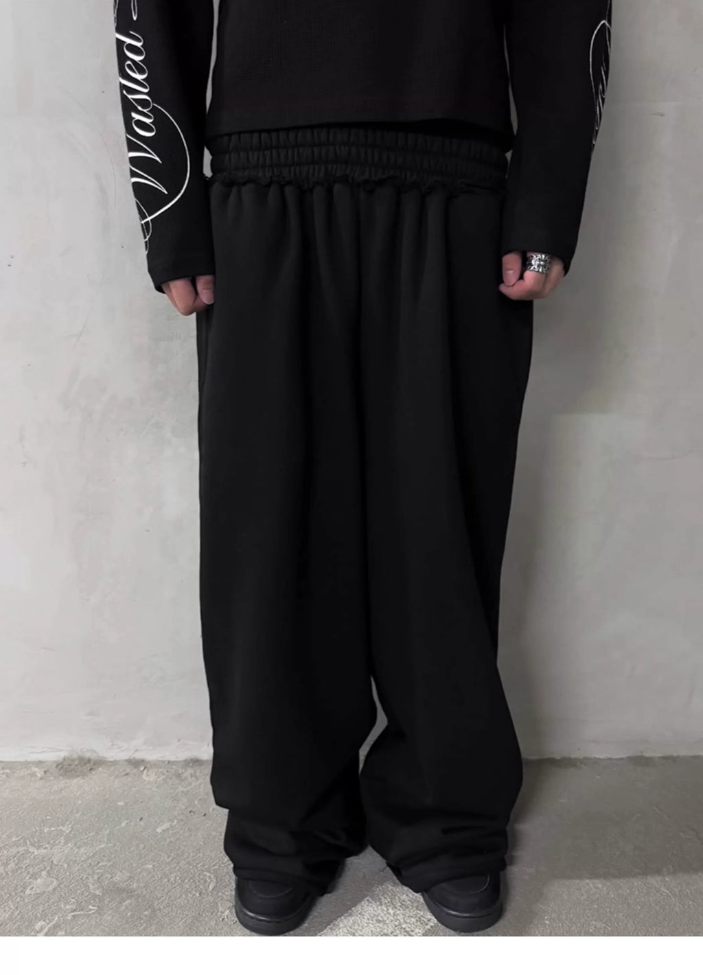 FTS Versatile Rough Edge Casual Sweatpants