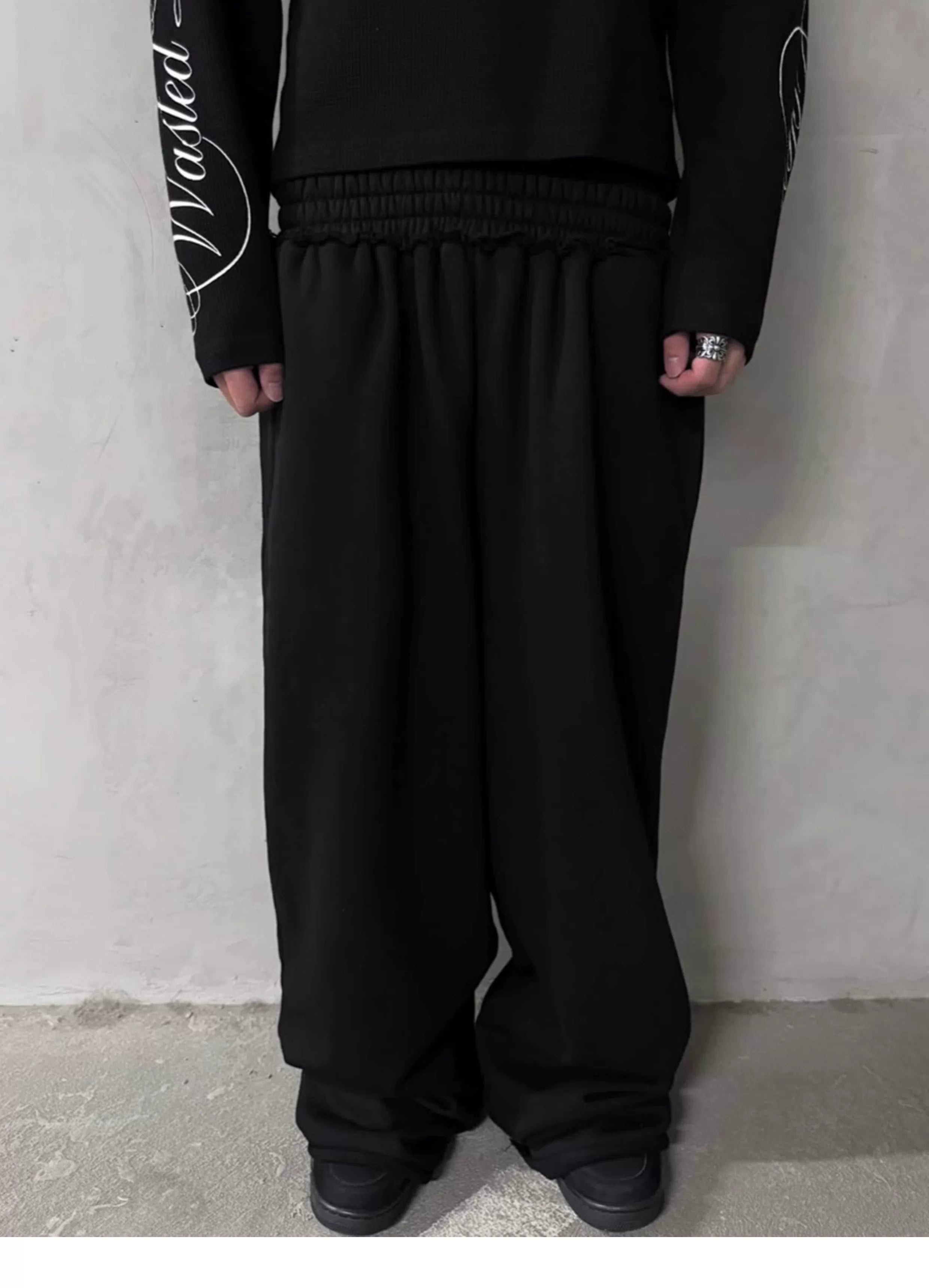 FTS Versatile Rough Edge Casual Sweatpants