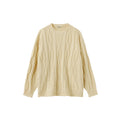 BUTTBILL 15% wool knitted 700G twisted woven sweater