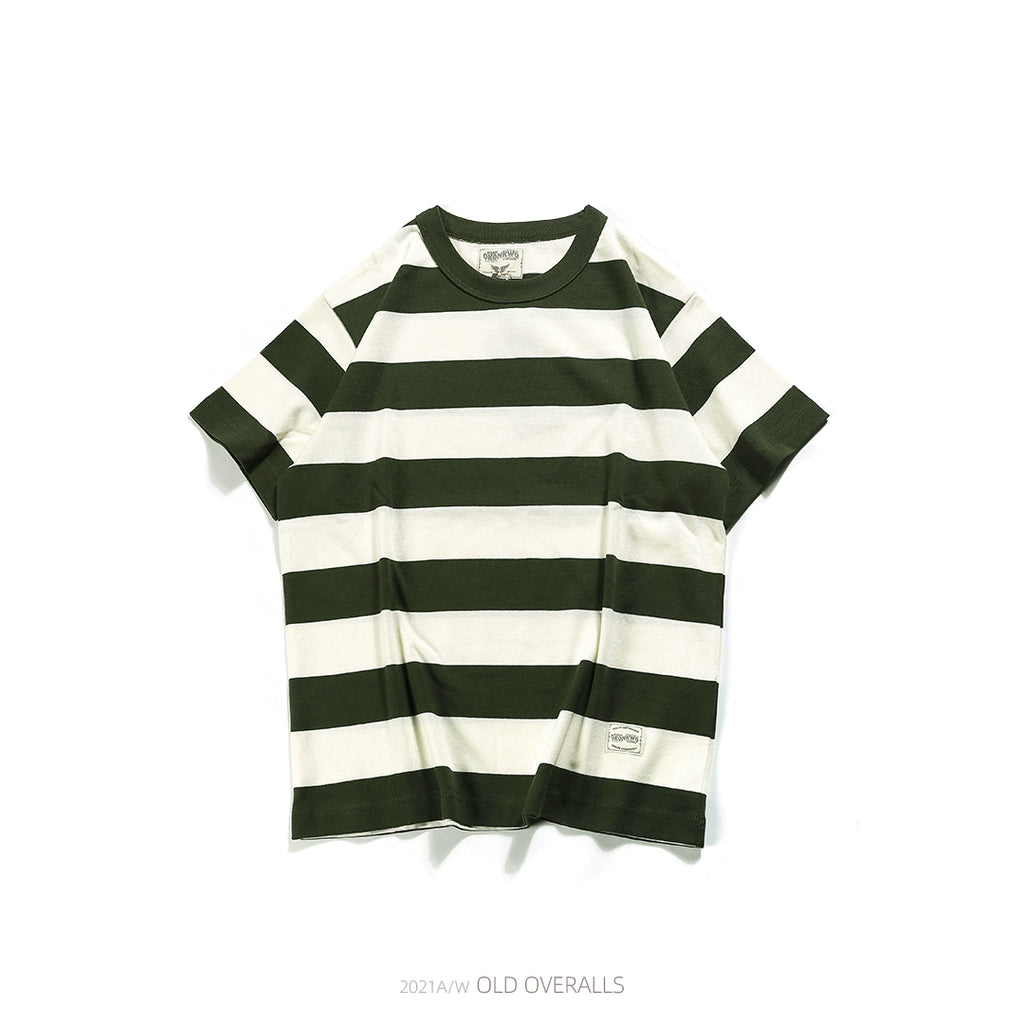 PrintAce Vintage Sport Wide Striped Tee