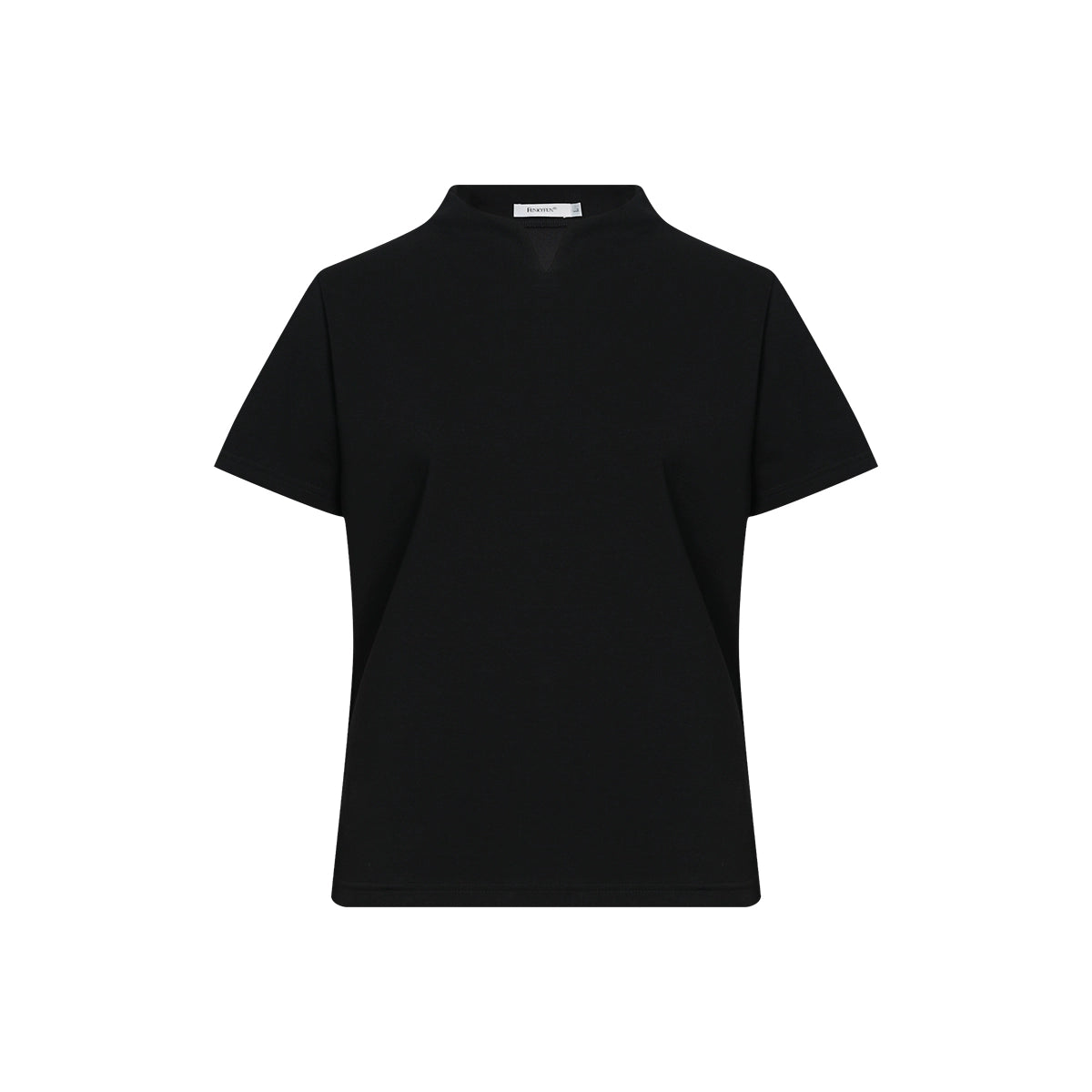 FUNKYFUN V-neck Small Stand-up Collar Space Cotton Slim-fit Tee