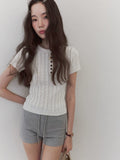 VOOE Slim and Thin Twist Casual Tee