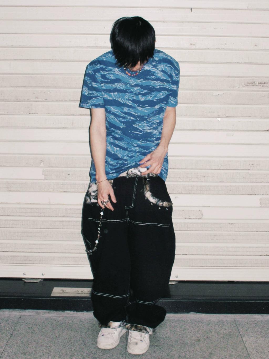 Gameone Tiger Camouflage Retro Hip Hop Tee