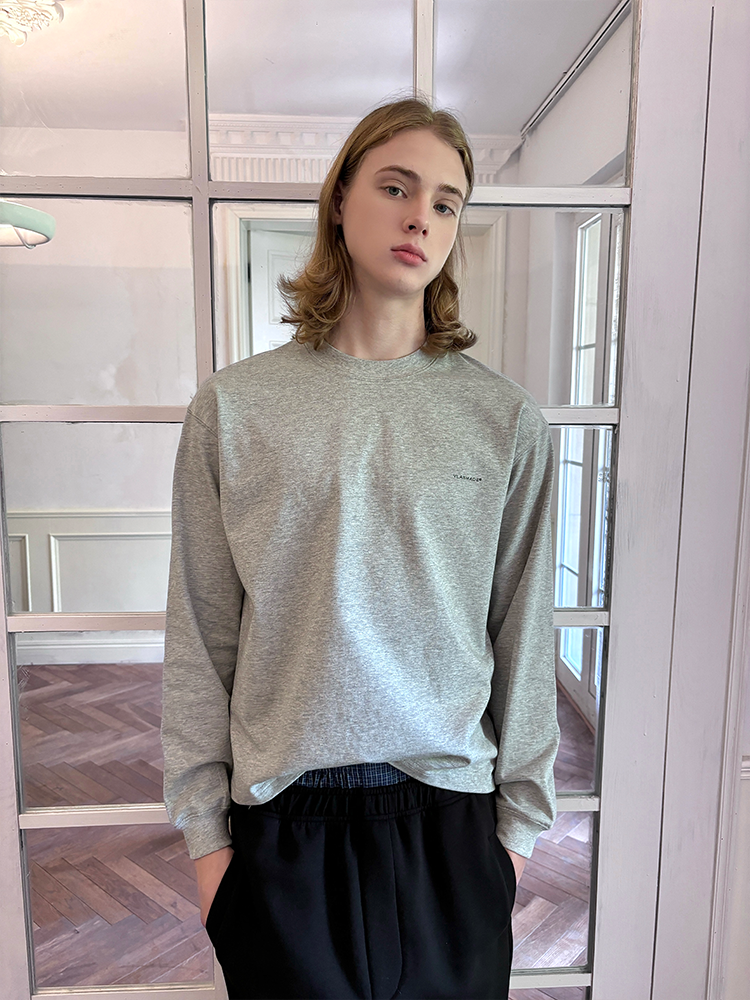 VLABMADE Simple and High-end Small Logo Printing Long Sleeve