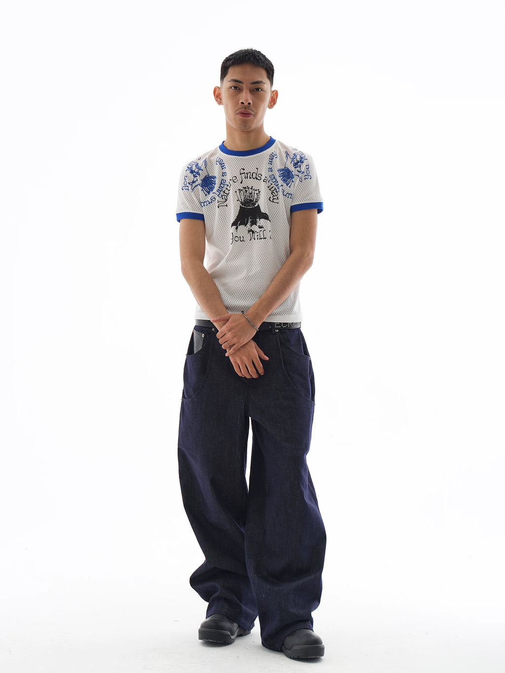 WebSurfGroup Front Shoulder Breathable Versatile Tee