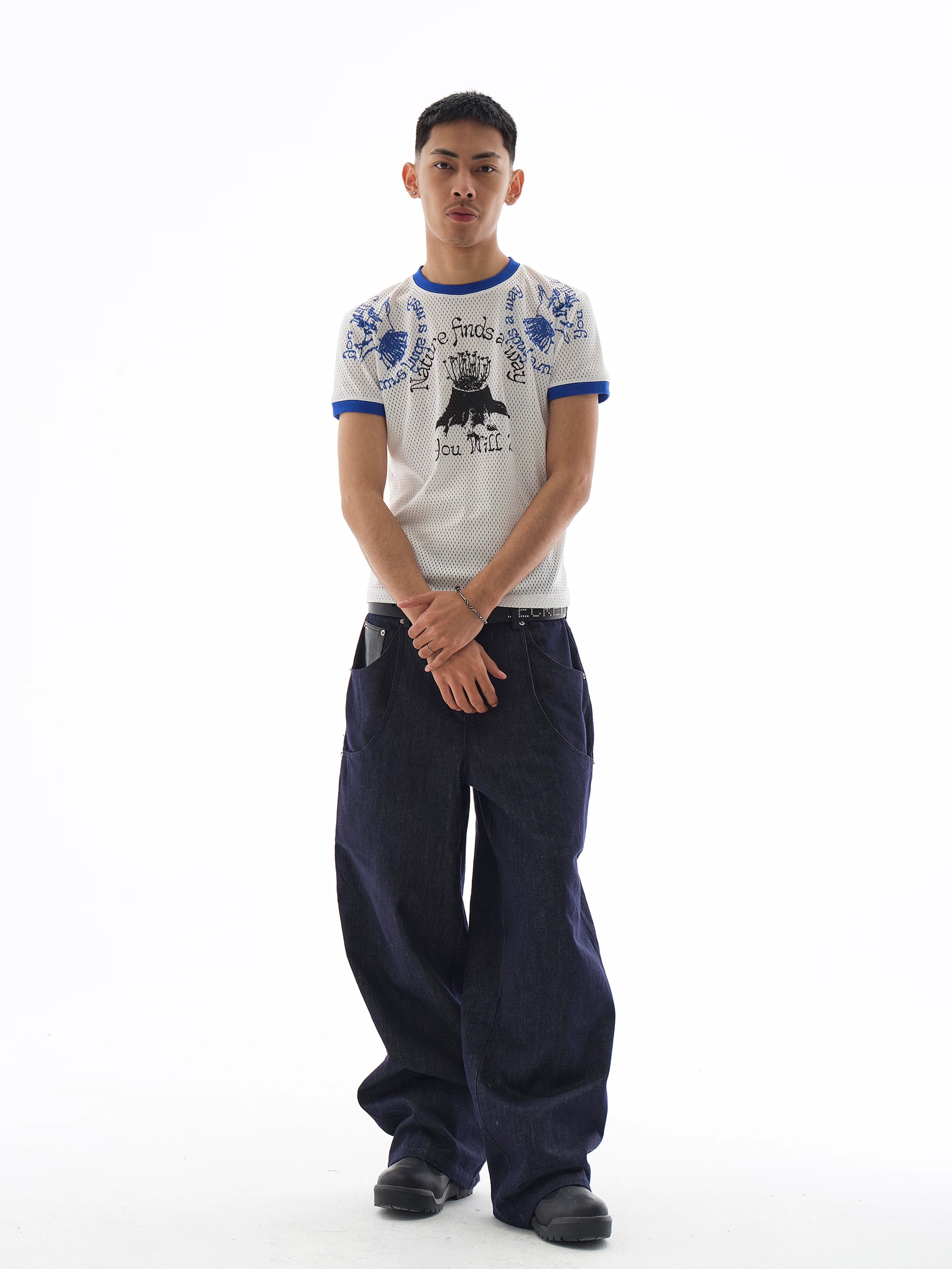 WebSurfGroup Front Shoulder Breathable Versatile Tee