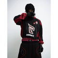PEOPLESTYLE Sports Wind Contrasting Color Splicing Racing Car Quick-drying Long Sleeves