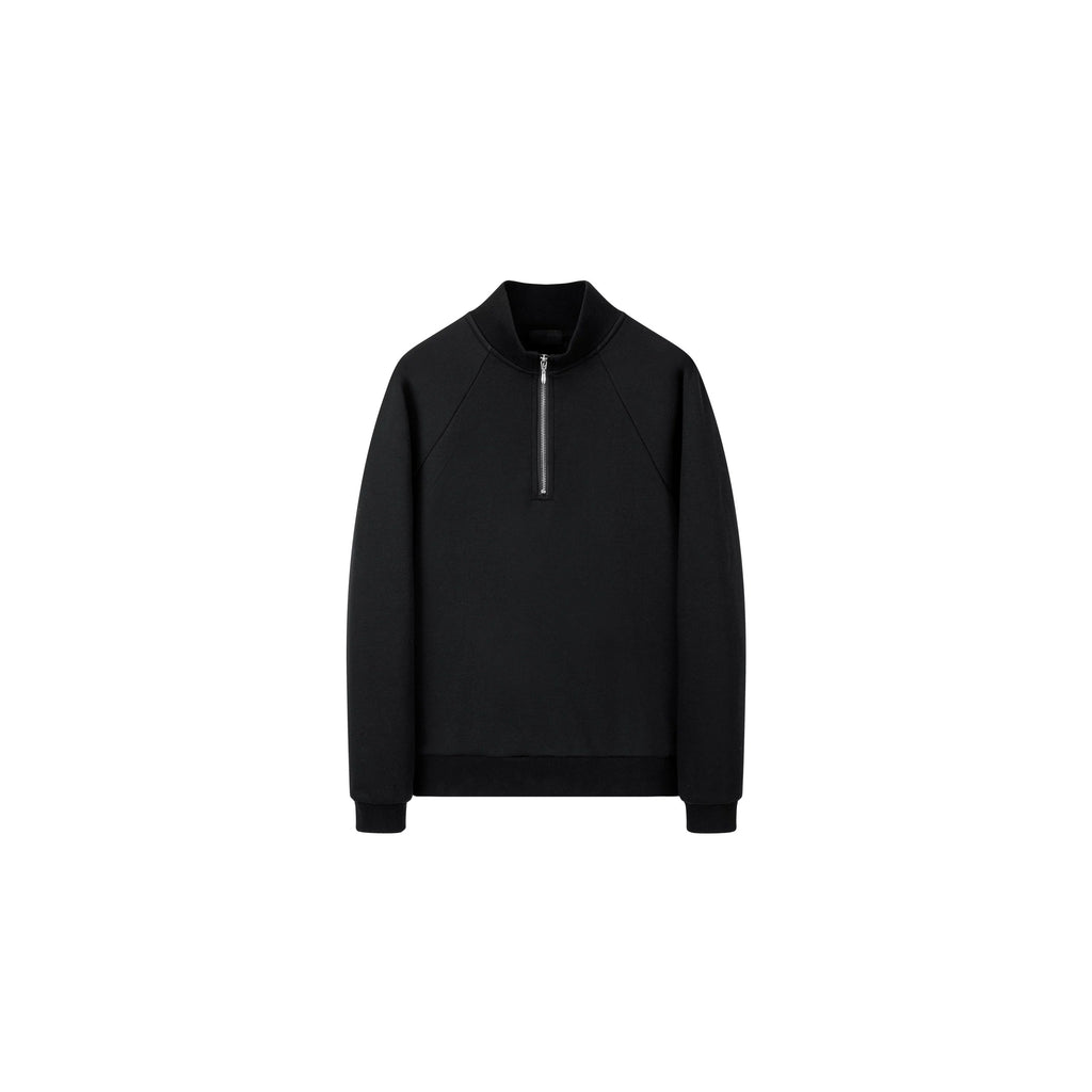 PLUS NO LOGO Half Zip Shoulder Sweater