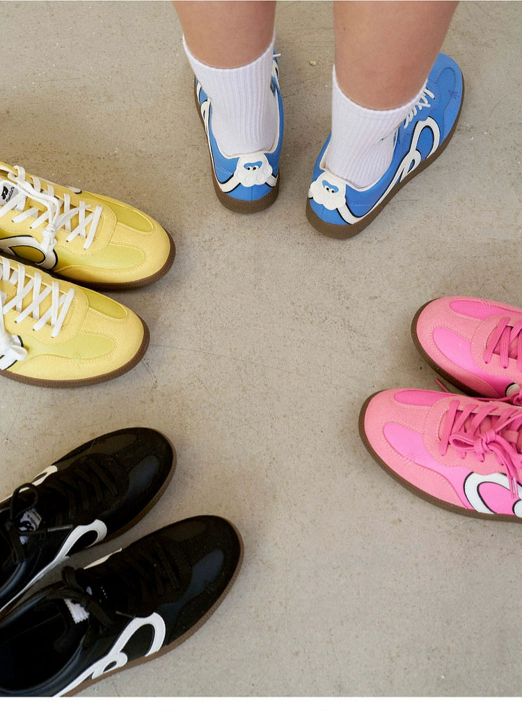 MoodLikeMe Contrast Retro Casual Shoes Board Shoes