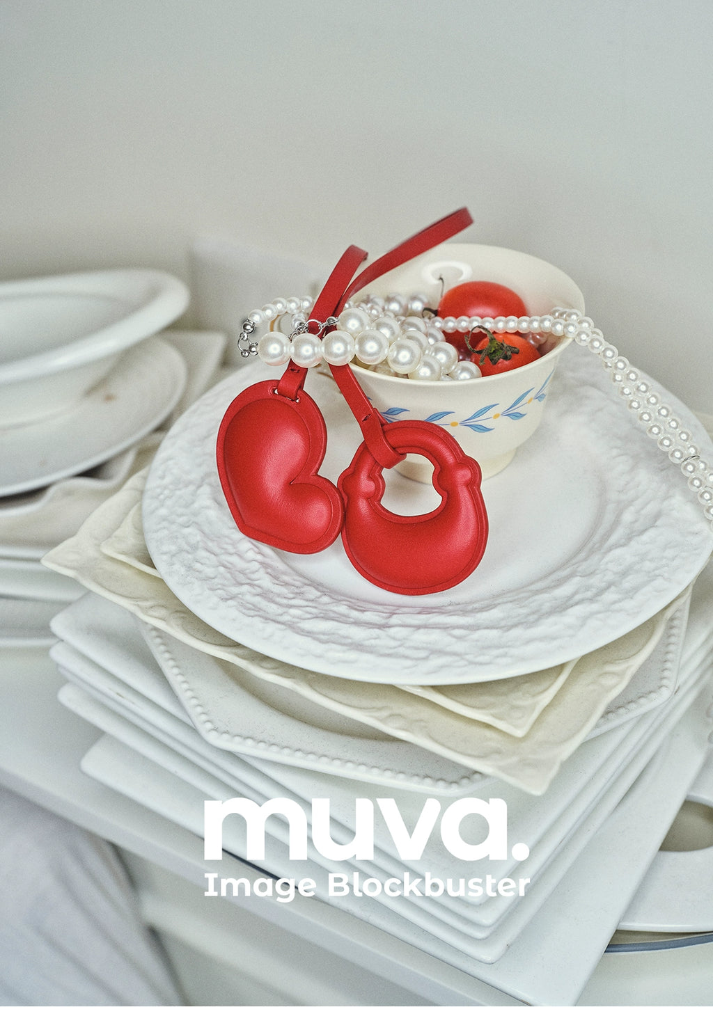 MUVA Cute Bead Bag Love Pendant