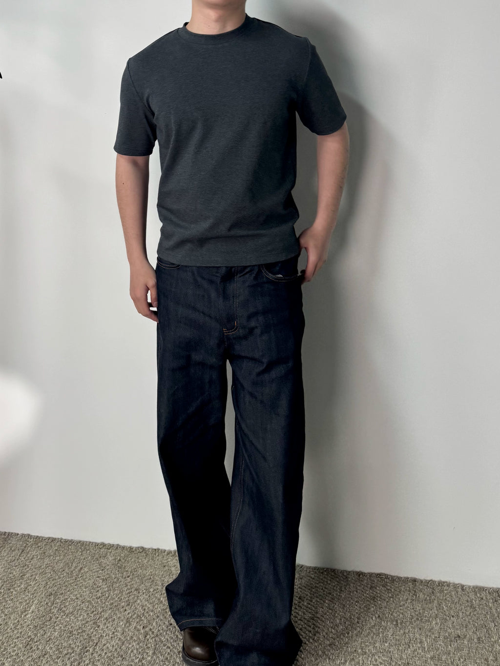 Set for Life Crew Neck Casual Front Shoulder Waist Tee
