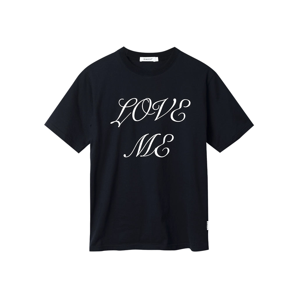 FUNKYFUN LOVE ME Printed Crew Neck TEE