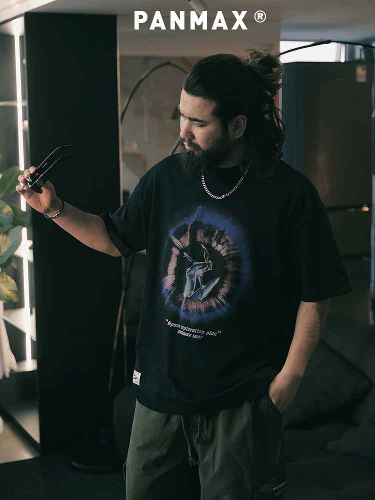 PANMAX American Dark White Ink Digital Printing Tee