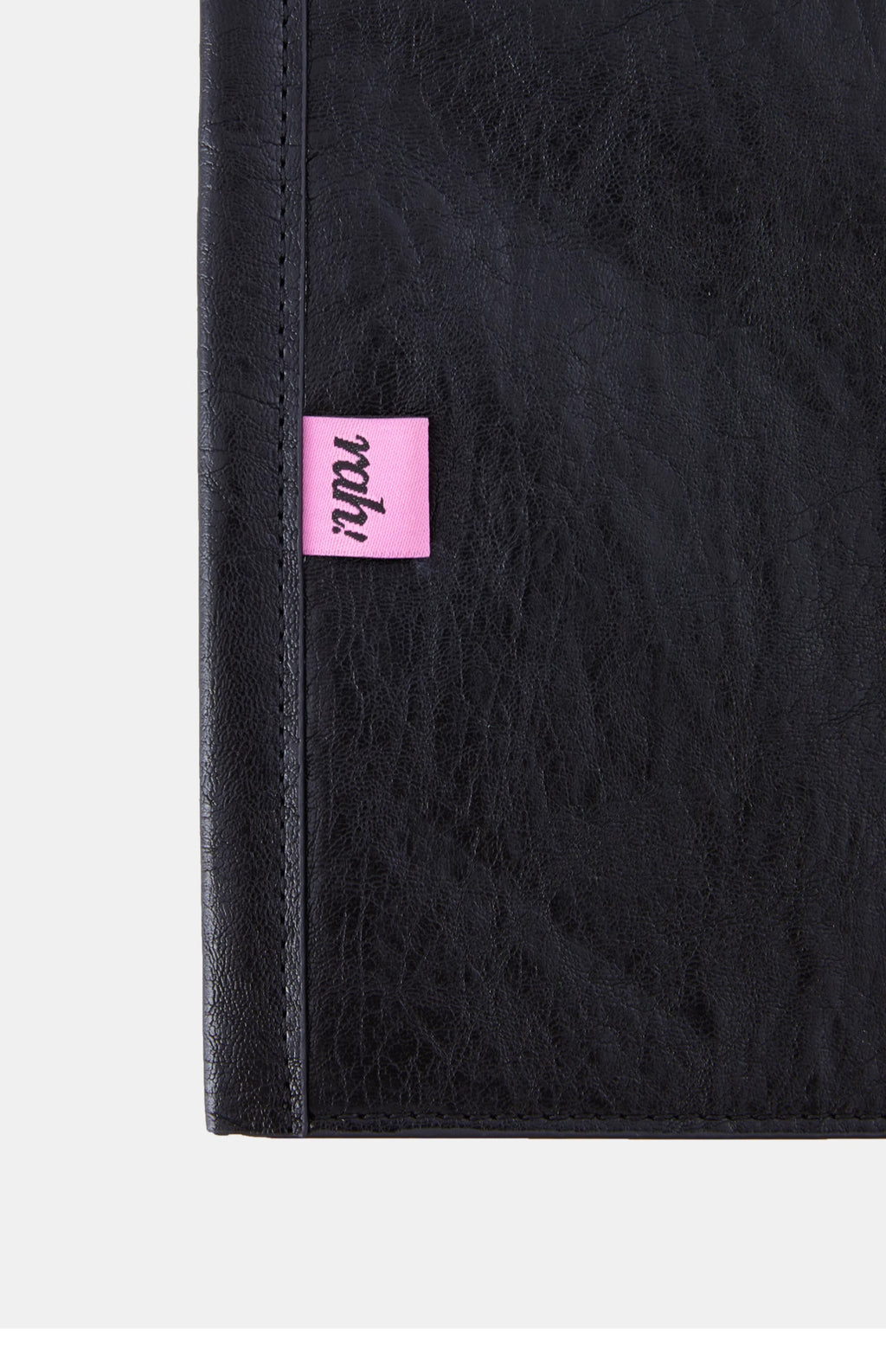 DirtySix "rahrah!" bag 5 colors contrasting embroidery thread soft leather tote bag