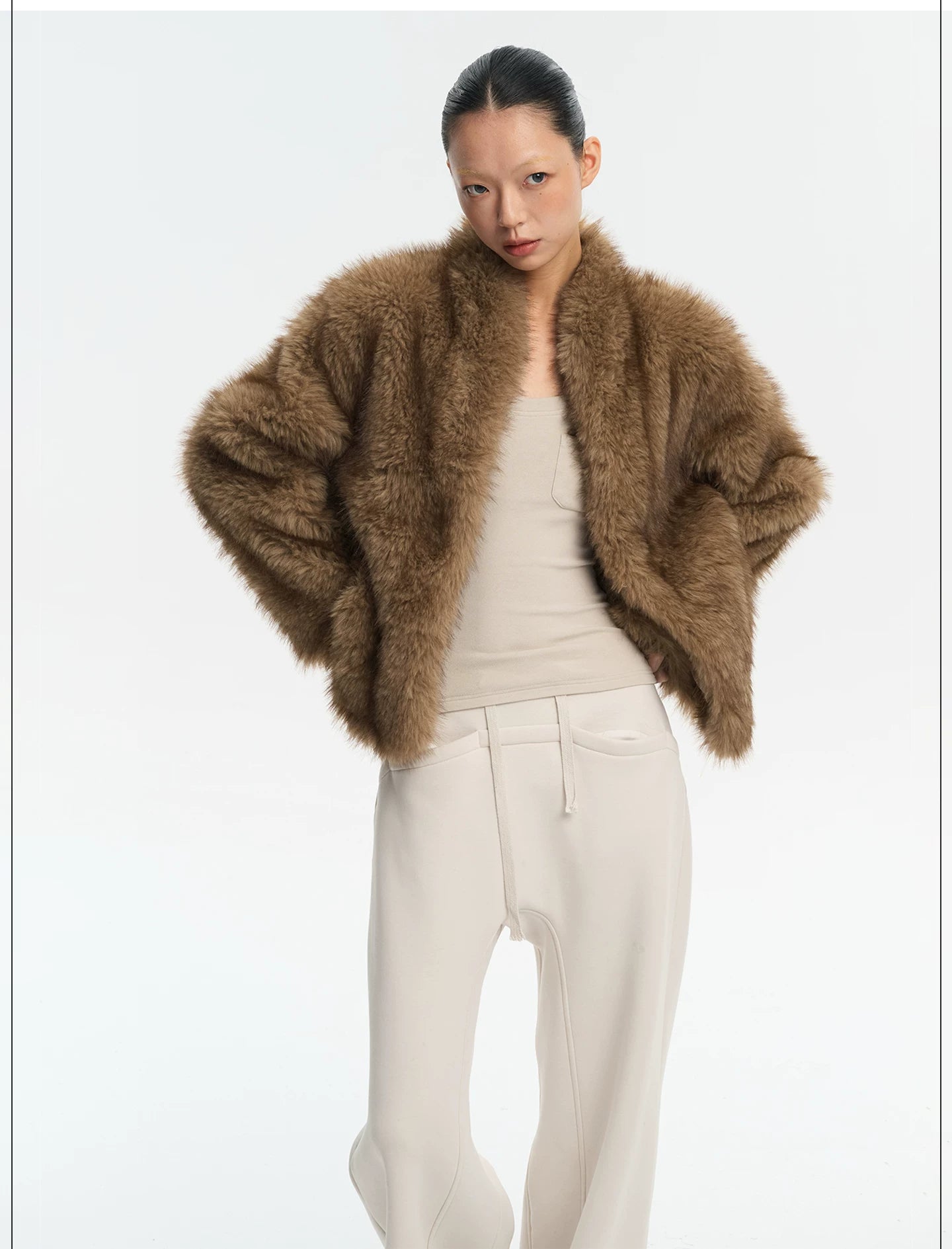 LINY LIBERTY Vintage Loose Plush Jacket