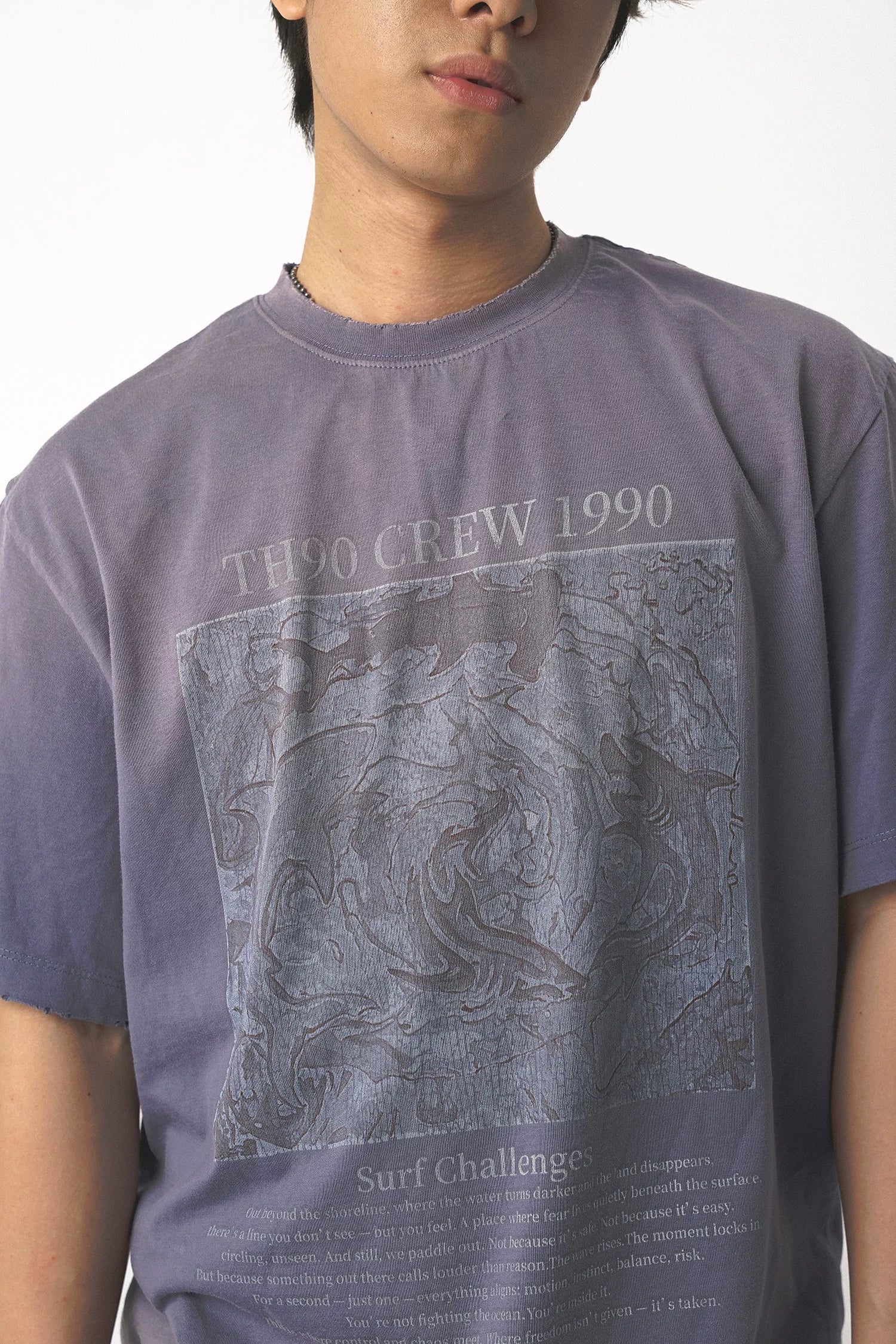 TH90 Retro Loose Crew Neck Tee