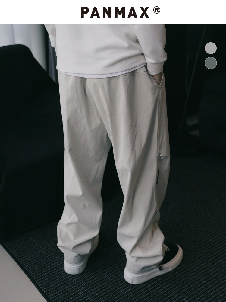 PANMAX Tide Brand Loose Straight Drawstring Leggings Casual Pants
