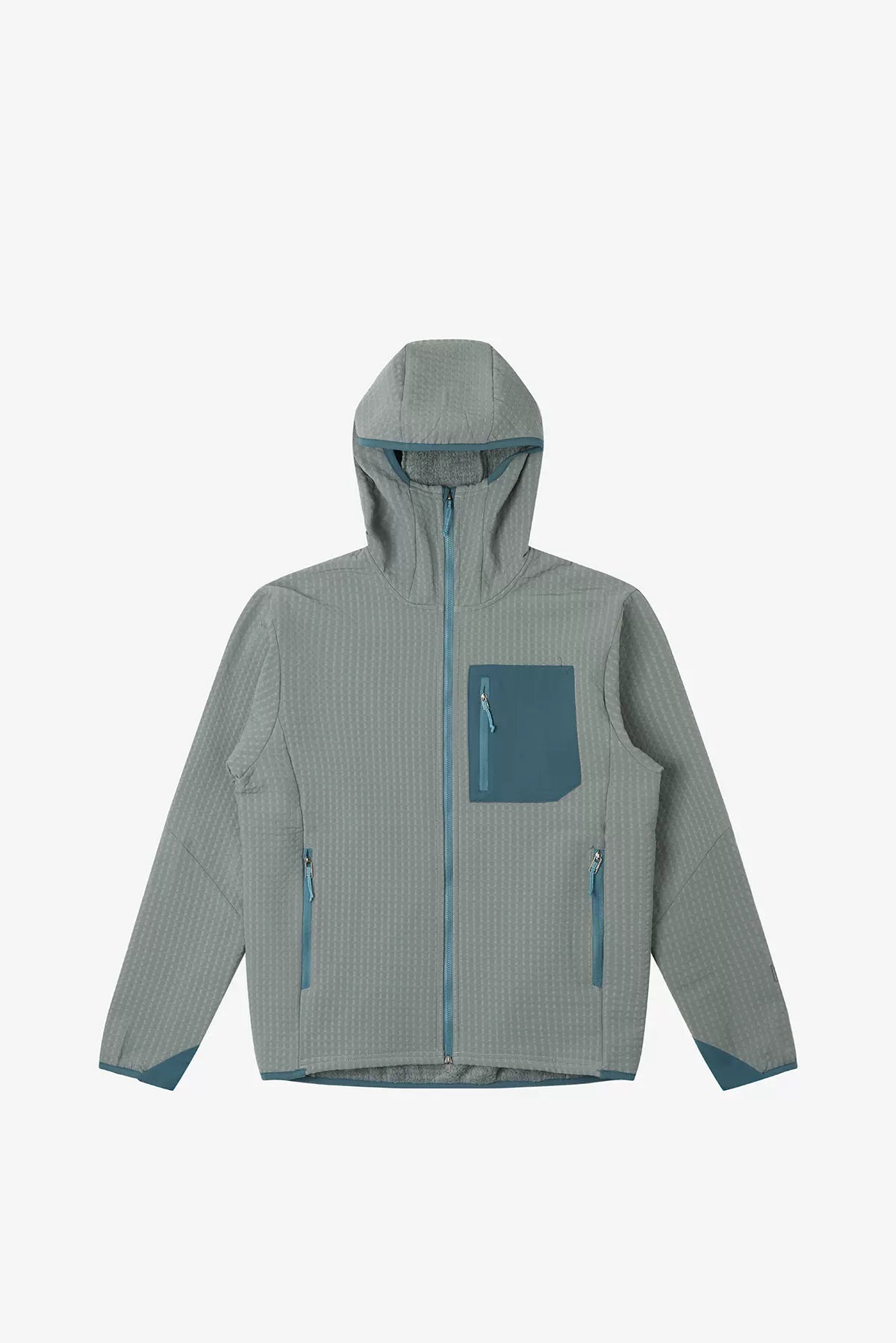 No Logo Heattech Windproof Hooded Fleece Jacket